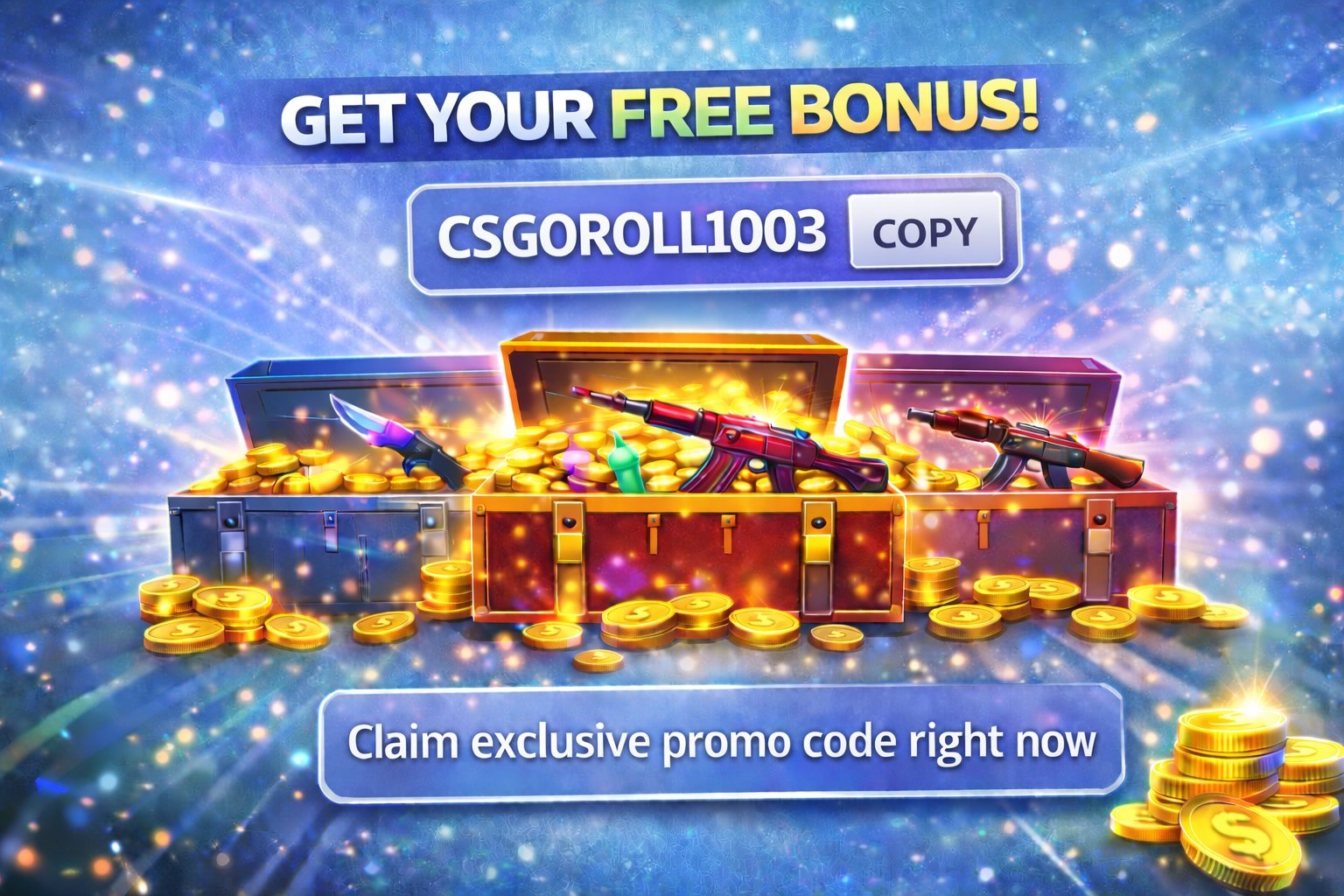 Promo card placeholder for CSGOROLL1003